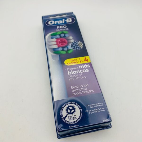 511925 1 PACK 4 RECAMBIOS ORAL-B PRO 3D WHITE