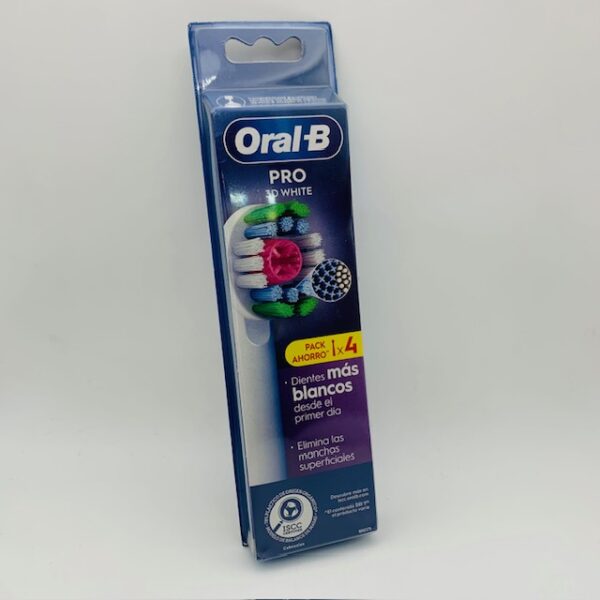 511925 2 PACK 4 RECAMBIOS ORAL-B PRO 3D WHITE