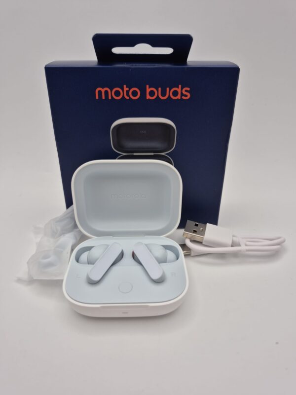 512074 1 AURICULARES INALAMBRICOS MOTO BUDS AZUL *A ESTRENAR*