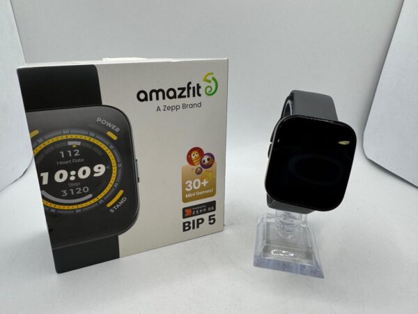 512243 2 SMARTWATCH AMAZFIT BIP 5 NEGRO+ CARGADOR + CAJA