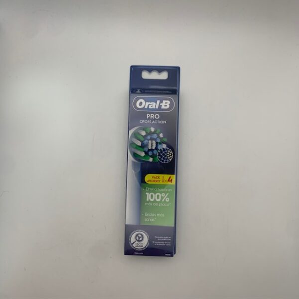 512326 4 RECAMBIOS ORAL B CROSS ACTION PRECINTADO