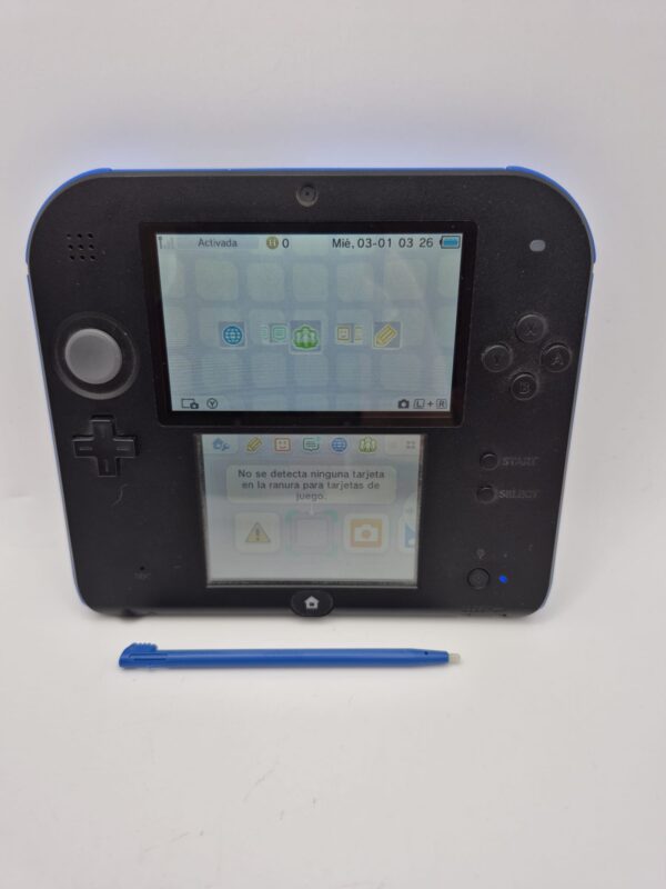 512466 6 CONSOLA NINTENDO 2DS AZUL + CARGADOR