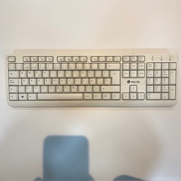 513285 3 TECLADO NGS BLANCO