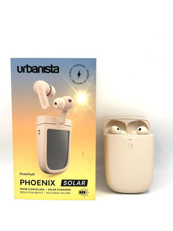 513563 4 AURICULARES BLUETOOTH URBANISTA PHOENIX SOLAR ROSA * A ESTRENAR *