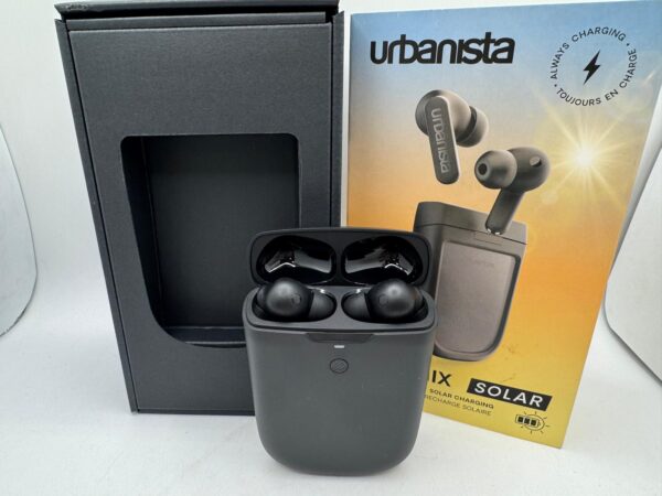 514775 2 AURICULARES URBANISTA PHOENIX SOLAR CON CANCELACION DE RUIDO * A ESTRENAR *