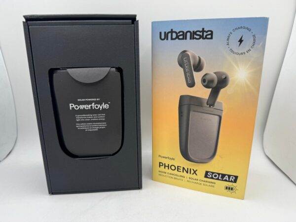 514775 3 AURICULARES URBANISTA PHOENIX SOLAR CON CANCELACION DE RUIDO * A ESTRENAR *