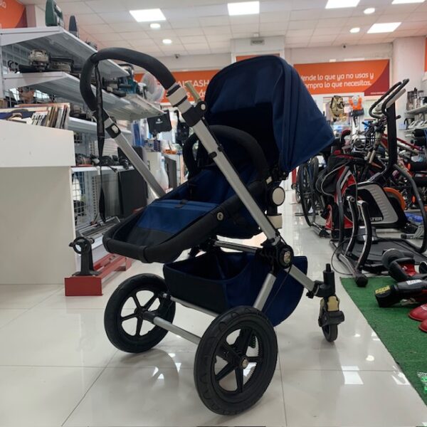 515386 4 CARRITO DE BEBE BUGABOO CAMELEON AZUL + ACCESORIOS