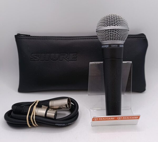 515438 1 MICROFONO SHURE SM58 + FUNDA + CABLES