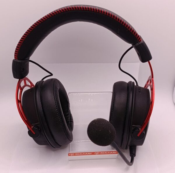 515502 3 AURICULARES HYPERX CLOUD ALPJA GAMING HX-HSCA-RD + CABLES + CAJA