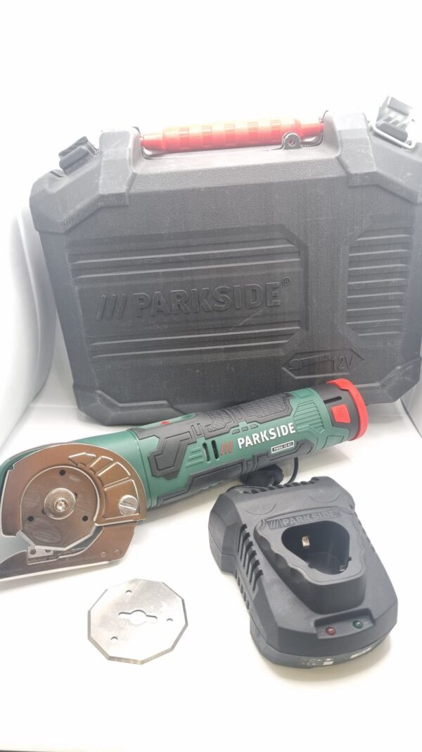 515643 4 MINI CORTADOR PARKSIDE PSMA 12 A1 VERDE + CARGADOR + MALETIN