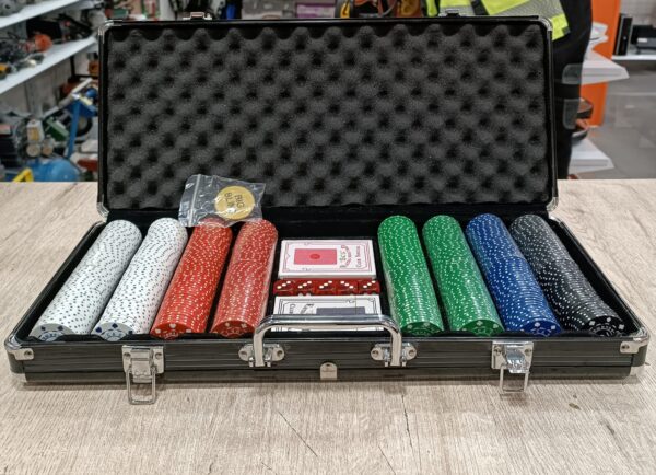 516206 1 SET DE JUEGO DE POKER CON MALETIN