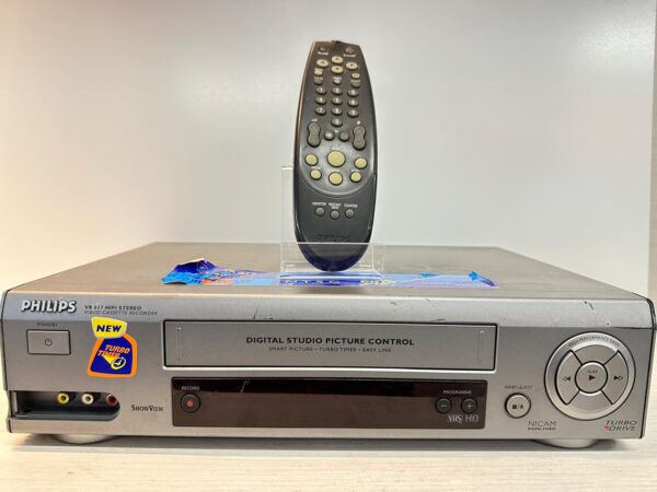 516375 1 REPRODUCTOR DE VHS PHILIPS VR617/16 6 CABEZALES + MANDO