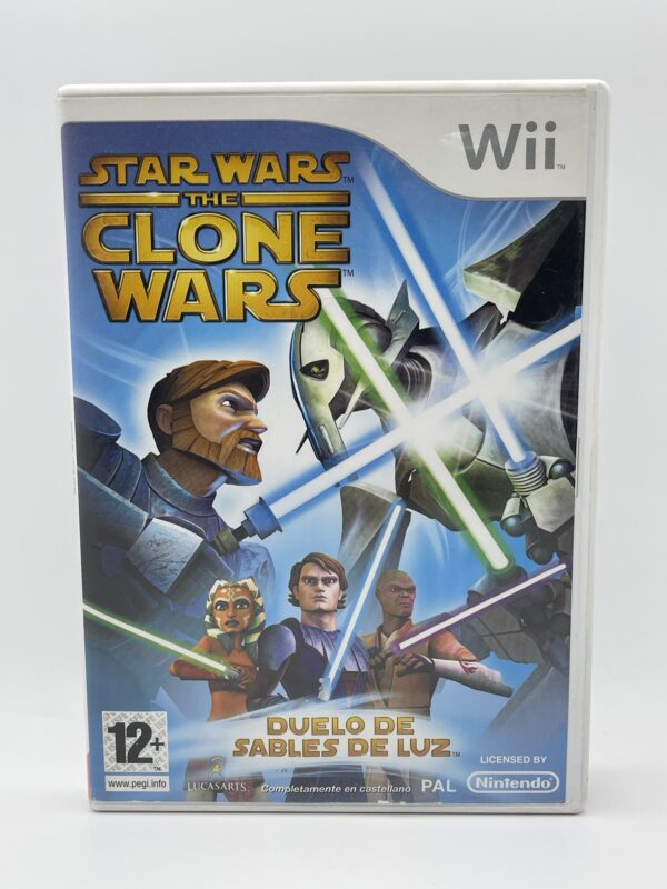 IMG 4636SAMU041224 68 scaled VIDEOJUEGO NINTENDO WII STAR WARS THE CLONE WARS DUELO DE SABLES DE LUZ