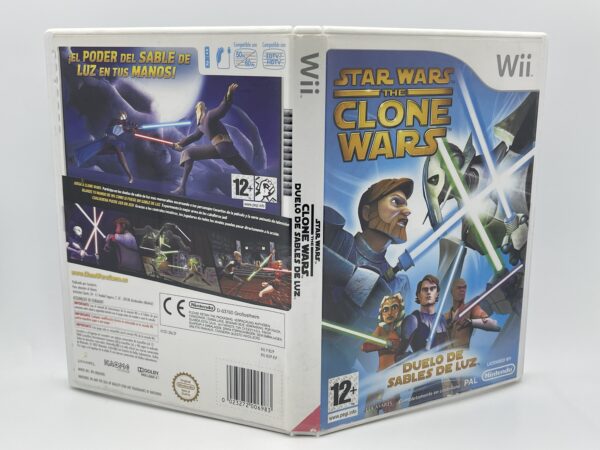 IMG 4636SAMU041224 70 scaled VIDEOJUEGO NINTENDO WII STAR WARS THE CLONE WARS DUELO DE SABLES DE LUZ