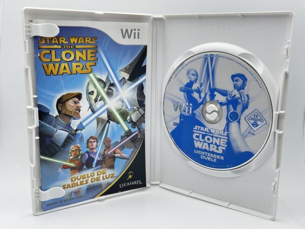 IMG 4636SAMU041224 71 scaled VIDEOJUEGO NINTENDO WII STAR WARS THE CLONE WARS DUELO DE SABLES DE LUZ