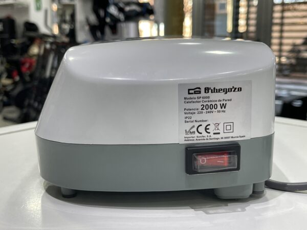 IMG 5057SAMU161224 92 scaled CALEFACTOR CERAMICO ORBEGOZO CONFORT PLUS SP6000 2000W