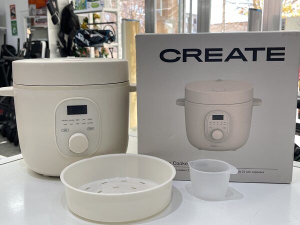 IMG 5752SAMU241224 7 scaled ARROCERA ELECTRICA DE 2 L CON VAPORERA CREATE RICE COOKER STUDIO 400W A ESTRENAR