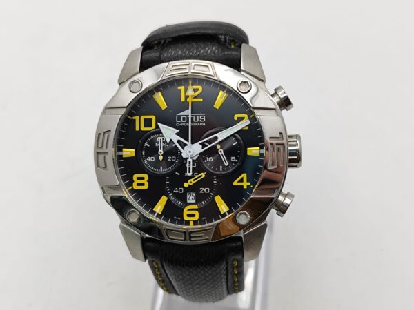 Imagen de WhatsApp 2024 12 12 a las 12.40.26 1abec58e RELOJ LOTUS 15644 CORREA CUERO ESFERA NEGRO- AMARILLO