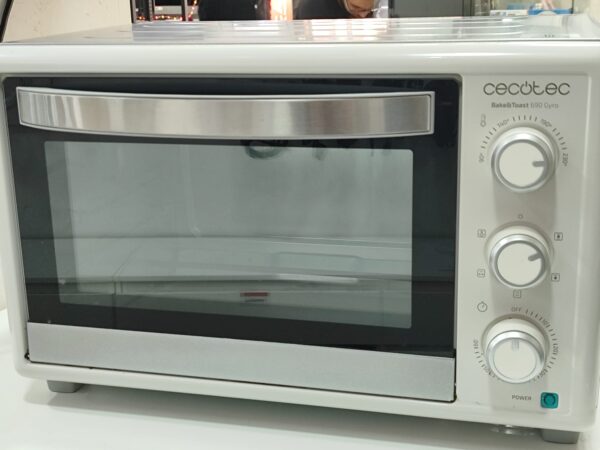 Imagen de WhatsApp 2024 12 20 a las 12.24.47 ff0a8c28 HORNO CECOTEC BAKE & TOAST 690 GYRO BLANCO + CAJA + ACC