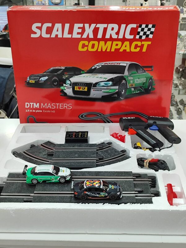 Imagen de WhatsApp 2024 12 23 a las 17.24.15 bd111672 SCALEXTRIC COMPACT CIRCUITO DTM MASTERS 3.6M ESCALA 1:43