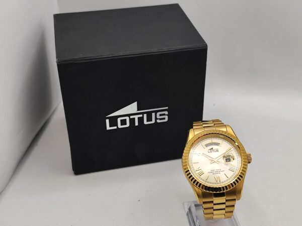 Imagen de WhatsApp 2024 12 23 a las 19.21.07 1e114af2 RELOJ LOTUS 18857 DORADO ESFERA DORADA + CAJA Y ESLABONES