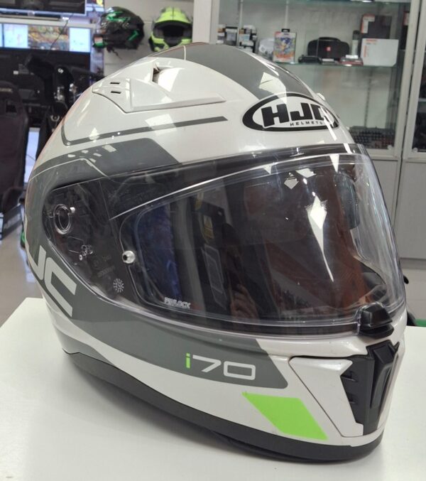 WhatsApp Image 2024 12 04 at 11.12.25 CASCO DE MOTO HJC I70 BLANCO/VERDE TALLA L