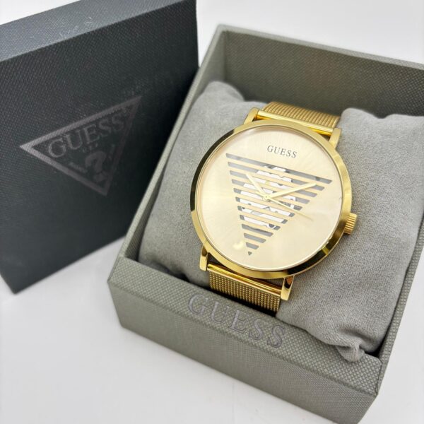 06 U511488 1 RELOJ DE CUARZO GUESS DORADO GW0502G1 + CAJA