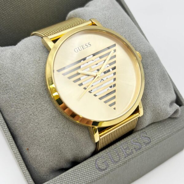 06 U511488 2 RELOJ DE CUARZO GUESS DORADO GW0502G1 + CAJA