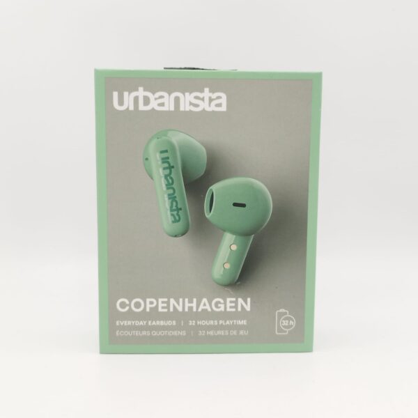 06 U518016 5 AURICULARES BLUETOOTH IN EAR URBANISTA COPENHAGEN VERDES A ESTRENAR