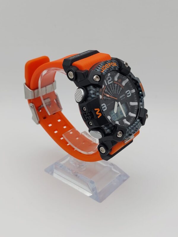 14 U517359 3 RELOJ JOEFOX WR 50M ESFERA NEGRA/CORREA NARANJA