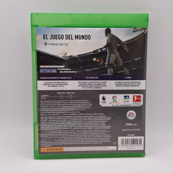 15u516985 2 JUEGO XBOX ONE FIFA 18