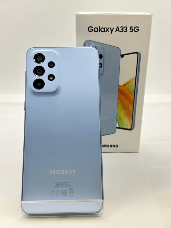 379490 2 MOVIL SAMSUNG GALAXY A33 5G 6GB/128GB AZUL CON CAJA