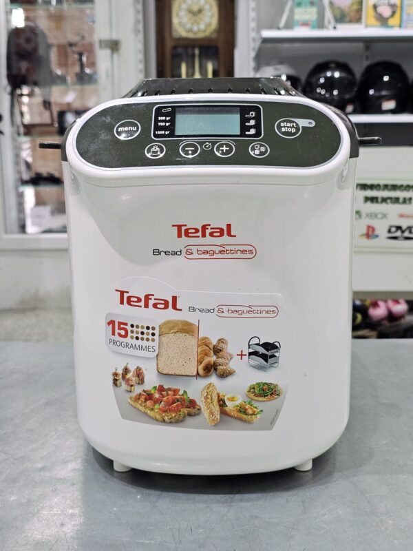 414671 2 PANIFICADORA TEFAL BREAD & BAGUETTINES B07-C + ACC