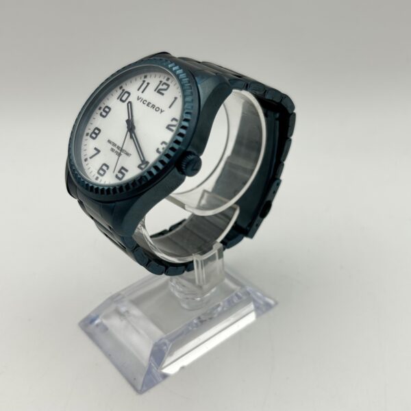 416679I 5 1 RELOJ VICEROY AZUL METALICO ESFERA BLANCA 40525