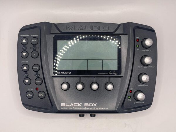 487787 4 rotated GRABADOR MULTIEFECTO M-AUDIO BLACK BOX GUITAR PERFORMANCE + CARGADOR