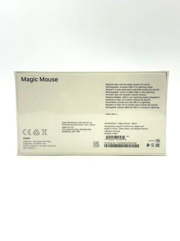 498565 47 RATON MAGIC MOUSE 2 A1657 NEGRO A ESTRENAR