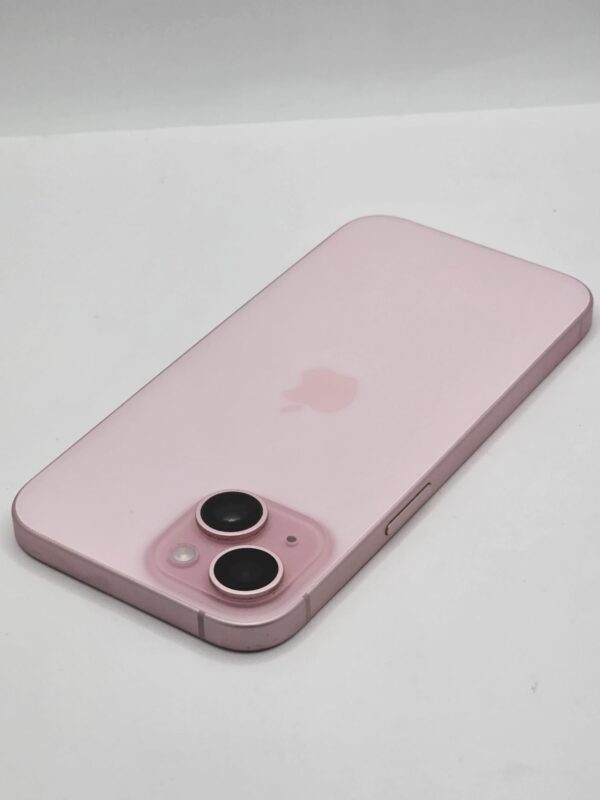 501404 4 MOVIL IPHONE 15 128GB ROSA 99% BATERIA + FUNDA