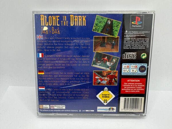 509025 2 JUEGO ALONE IN THE DARK JACK IS BACK PS1