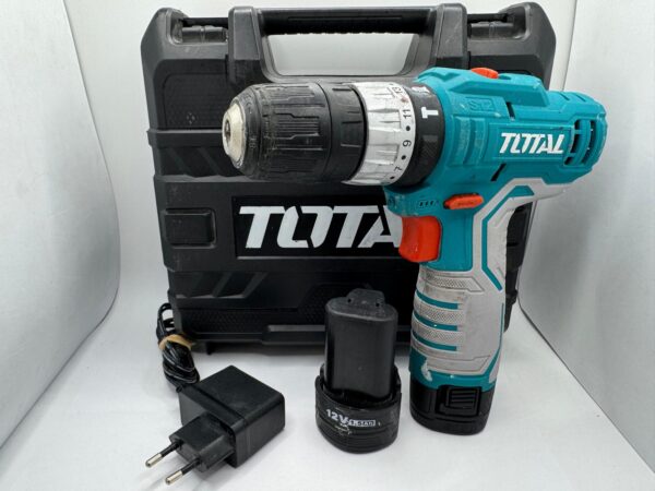 509081 1 ATORNILLADOR INALAMBRICO TOTAL 12V +BATERIA+CARGADOR+MALETIN