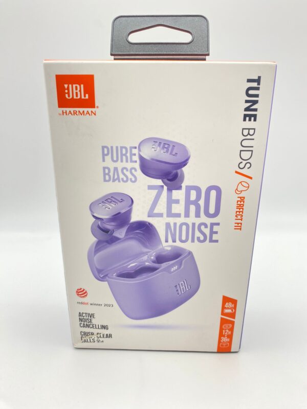 509626 8 AURICULARES JBL TUNE BUDS PURPURA + CAJA