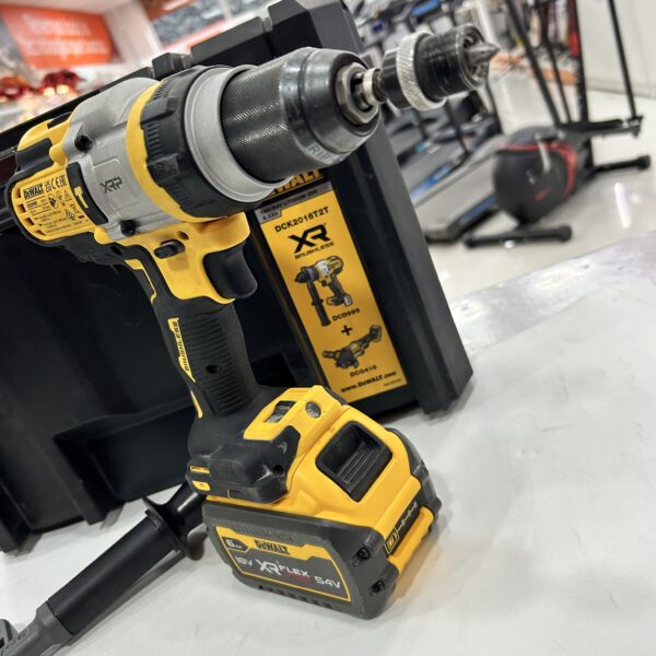 509678 4 scaled PACK DEWALT DEWALT RADIAL DCG418+ TALADRO DCCD999 Y MALETIN