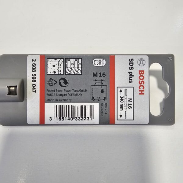 510201 2 BOSCH ADAPTADOR SDS-PLUS CORECUTTER 340MM