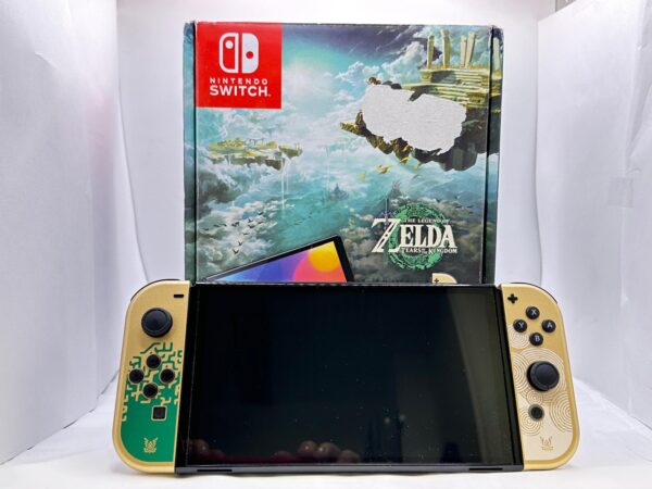 510448 4 CONSOLA NINTENDO SWITCH OLED 64GB EDICION ZELDA + CAJA + ACCESORIOS