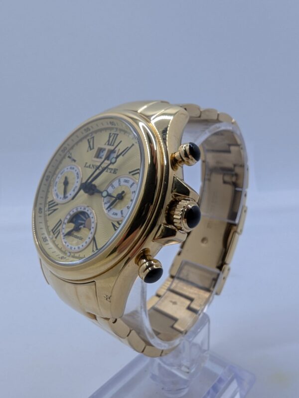 511231 3 RELOJ LANSCOTTE DORADO CON CHRONOGRAFO