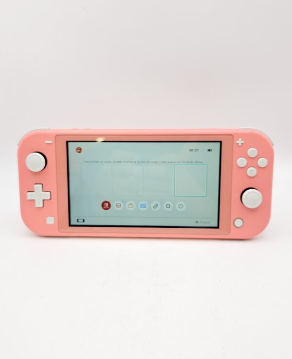 511535 6 scaled CONSOLA NINTENDO SWITCH LITE ROSA + CARGADOR