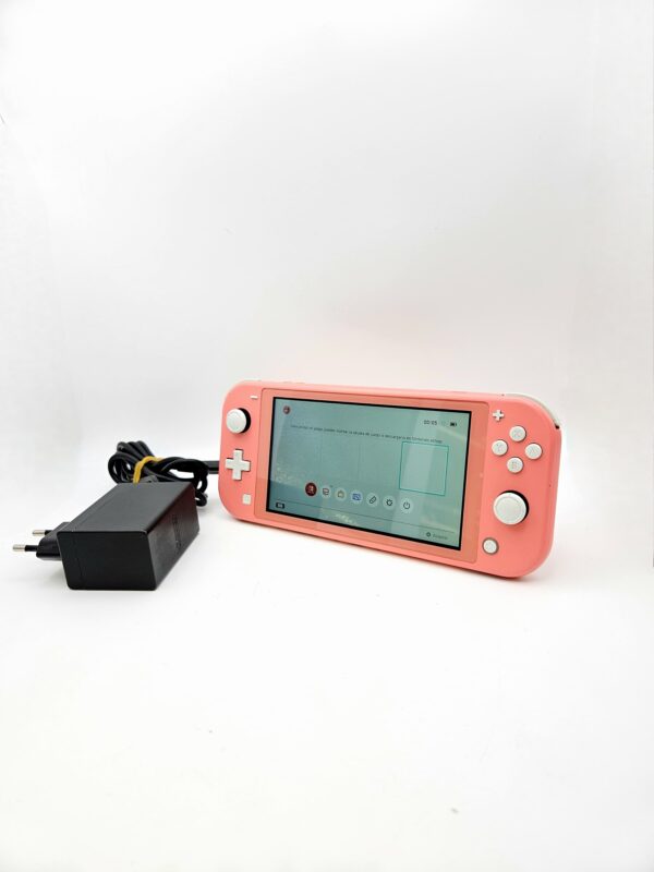 511535 7 scaled CONSOLA NINTENDO SWITCH LITE ROSA + CARGADOR