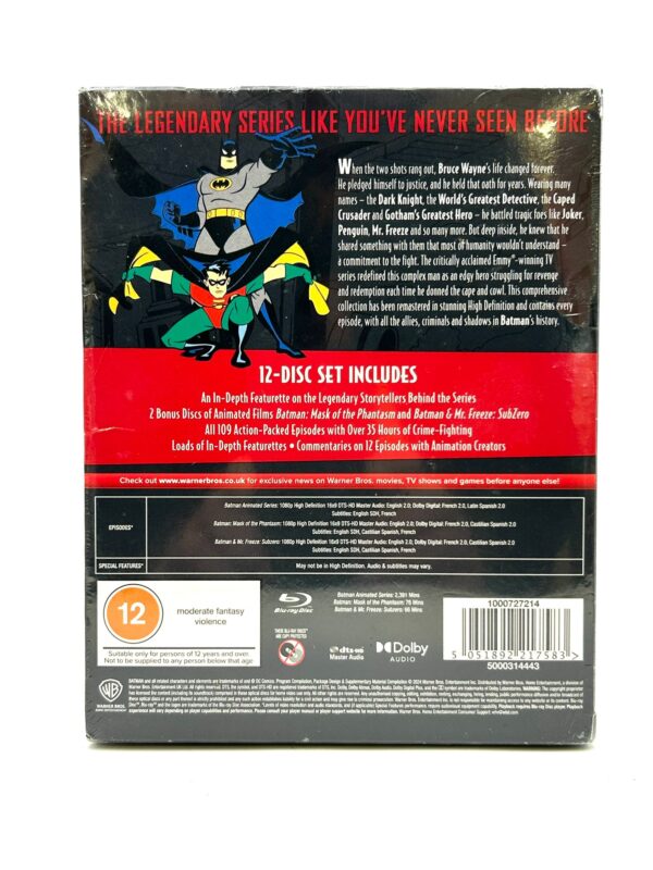 514385 2 BATMAN: THE COMPLETE ANIMATED SERIES (DC) (BLU-RAY) 12 DISCOS *A ESTRENAR