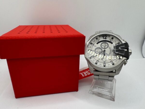 516369 4 RELOJ DIESEL DZ-4501 CORREA ACERO + CAJA