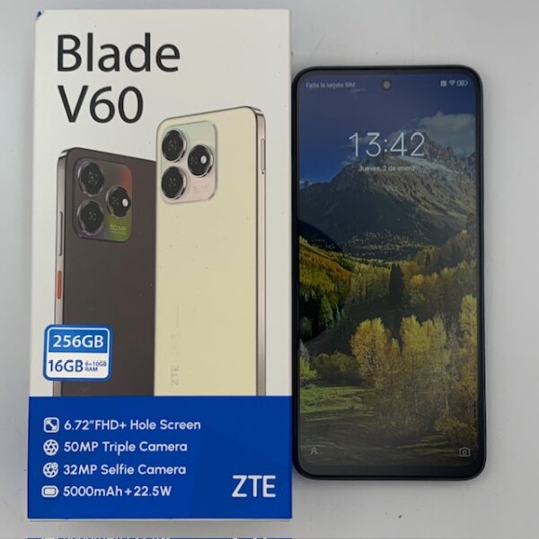 516534 2 MOVIL ZTE BLADE V60 256GB 6+10GB RAM CAJA A ESTRENAR