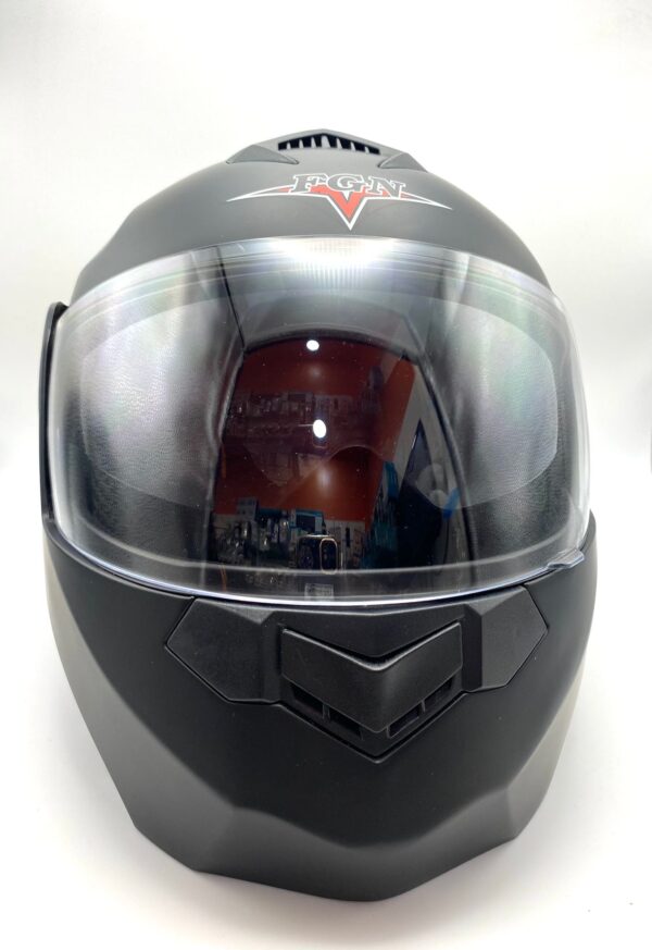 516560 4 CASCO DE MOTO FGN XL NEGRO + FUNDA